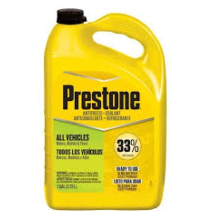 Prestone antigel et liquide de refroidissement 33 pour cent 3,78 litres